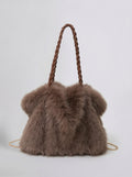 CARLOTA | Elegante bolso bandolera de felpa suave