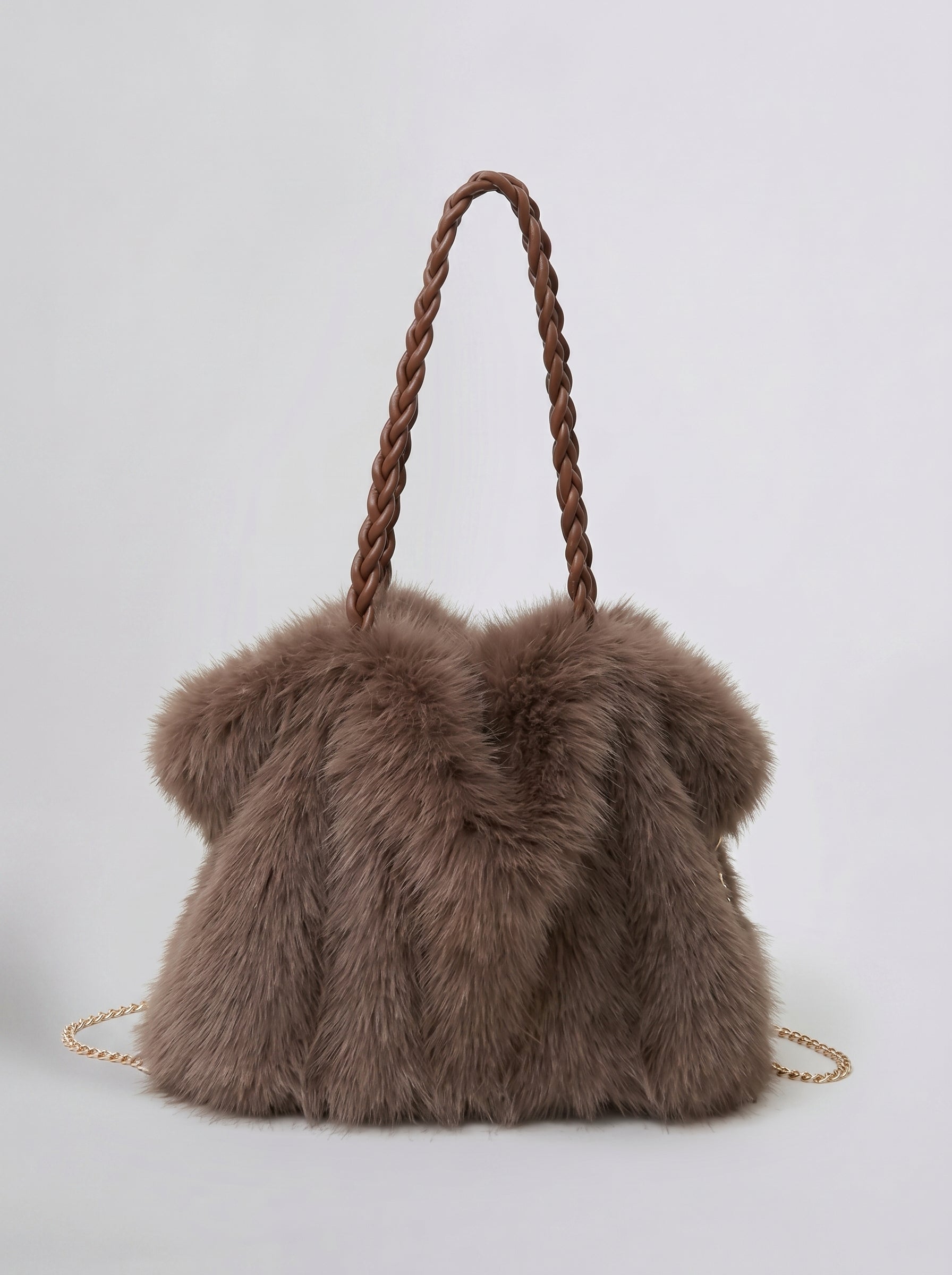 CARLOTA | Elegante bolso bandolera de felpa suave