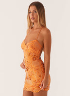 VIOLET | Vestido Mini de Fiesta con Pedrería