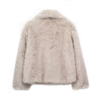 VICKY | Chaqueta de pelo sintético elegante y cálida