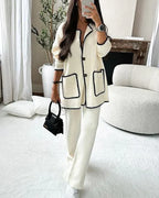 DALIA | Conjunto elegante de dos piezas con chaqueta y pantalón