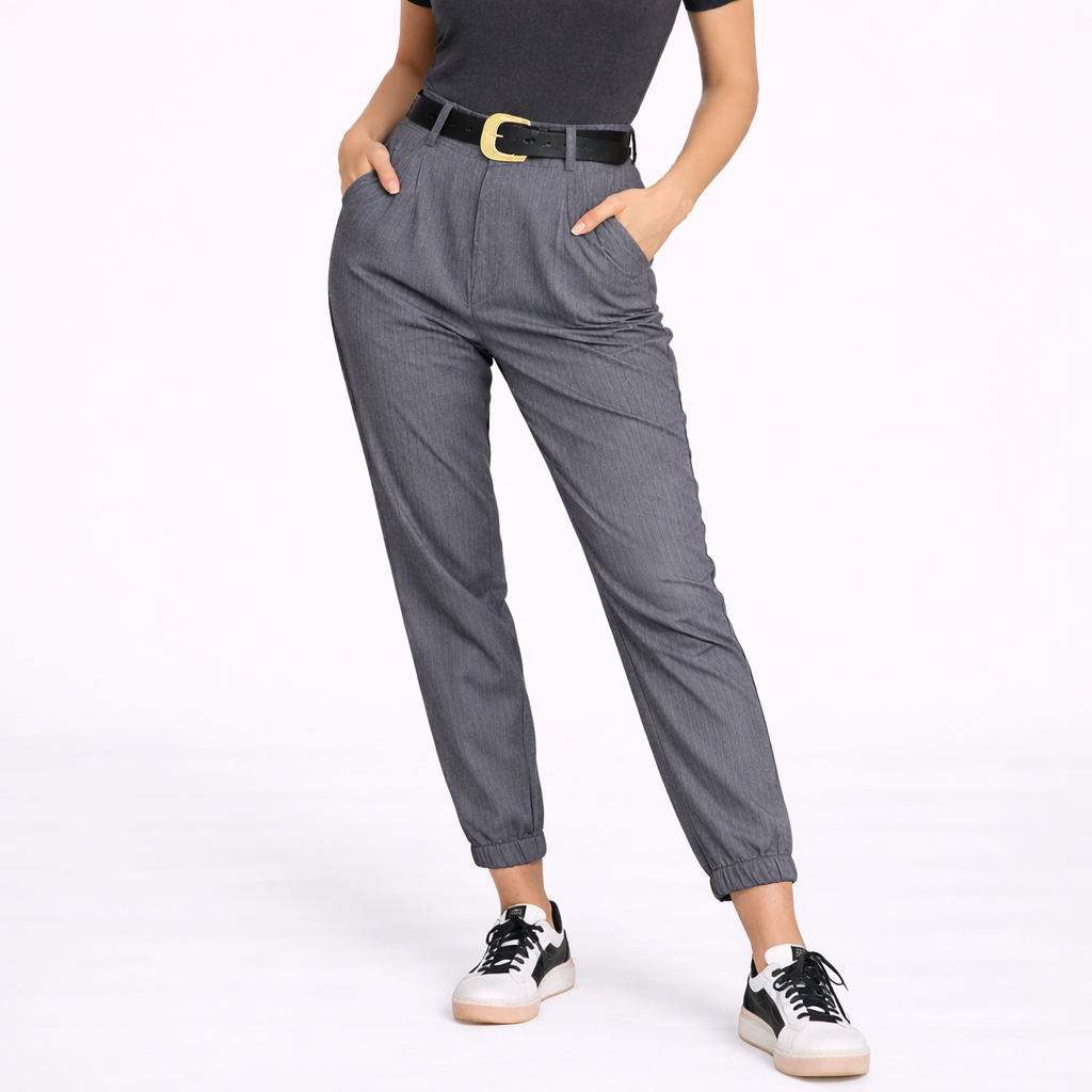 MATILDA | Pantalones de rayas de cintura alta