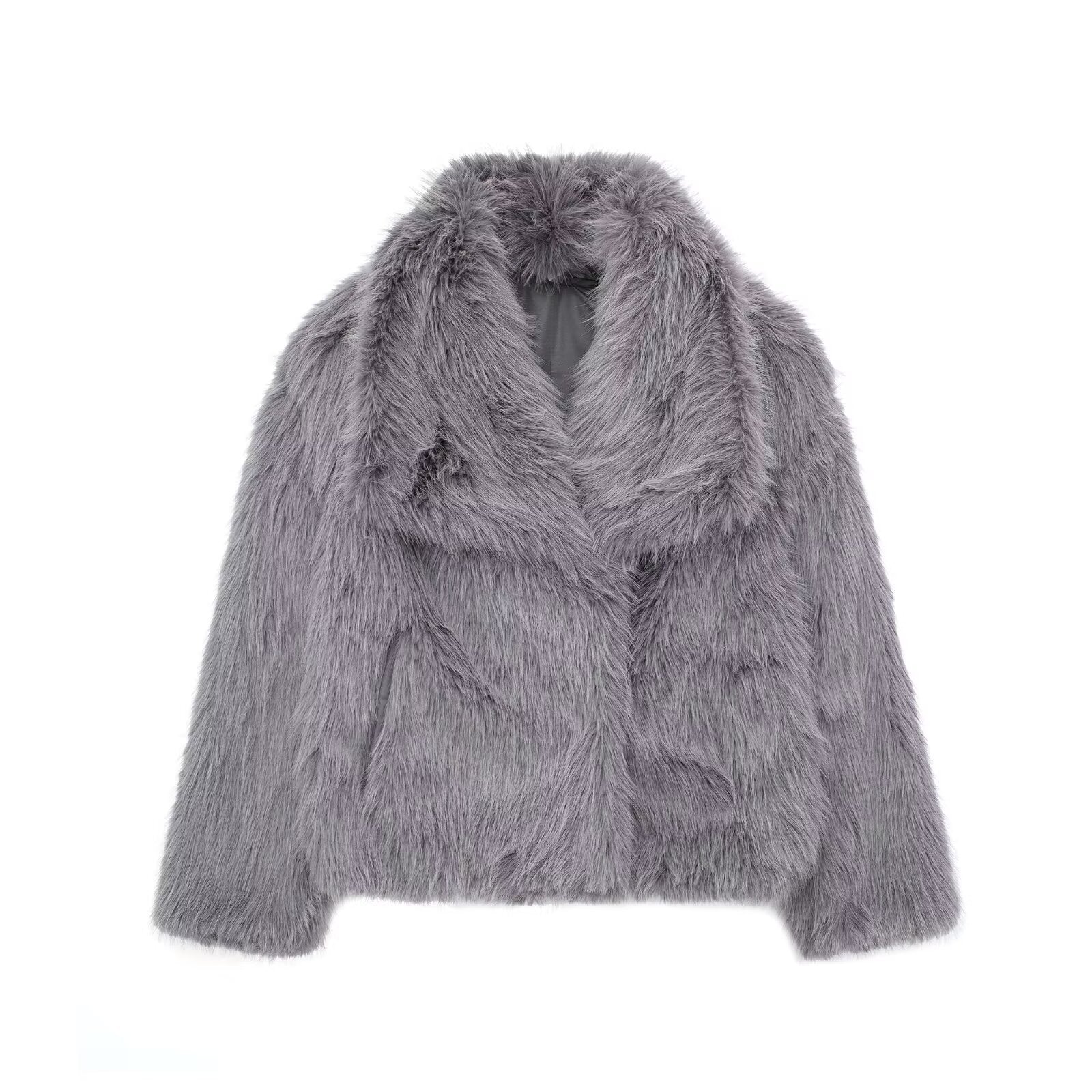 VICKY | Chaqueta de pelo sintético elegante y cálida
