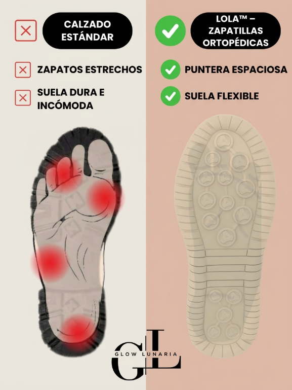 LOLA | Zapatillas ortopédicas con cremallera