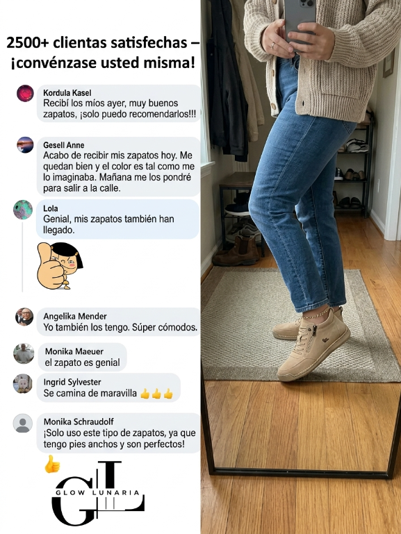 LOLA | Zapatillas ortopédicas con cremallera
