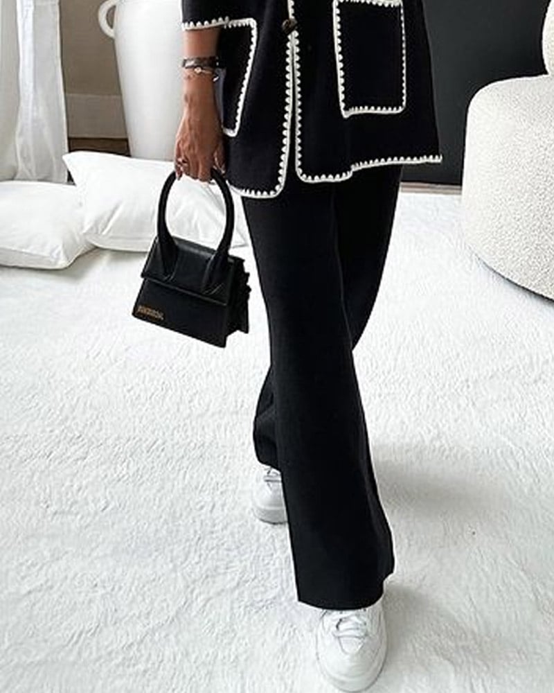 DALIA | Conjunto elegante de dos piezas con chaqueta y pantalón