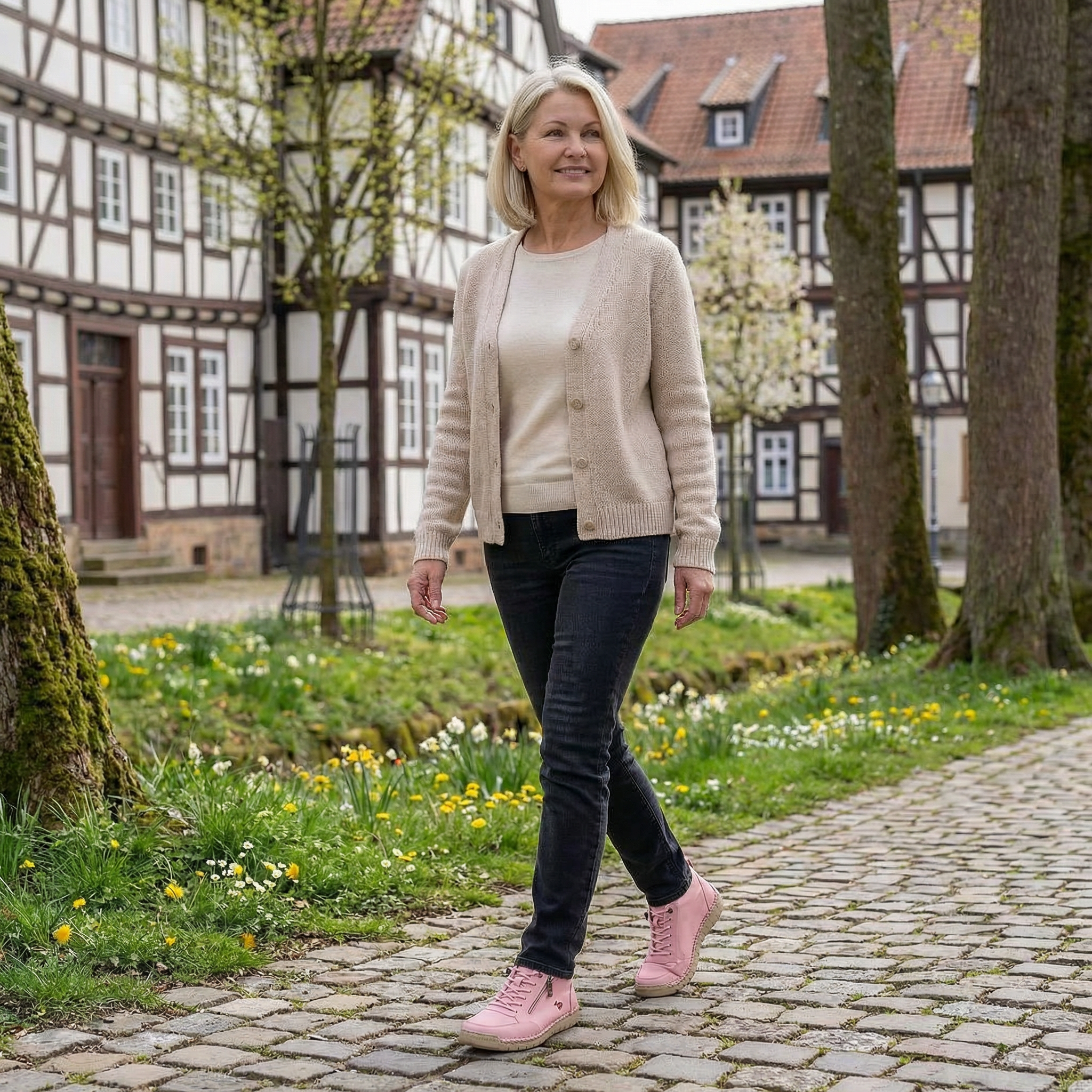 LOLA | Zapatillas ortopédicas con cremallera