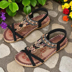KAIRA | Sandalias gladiadoras decoradas