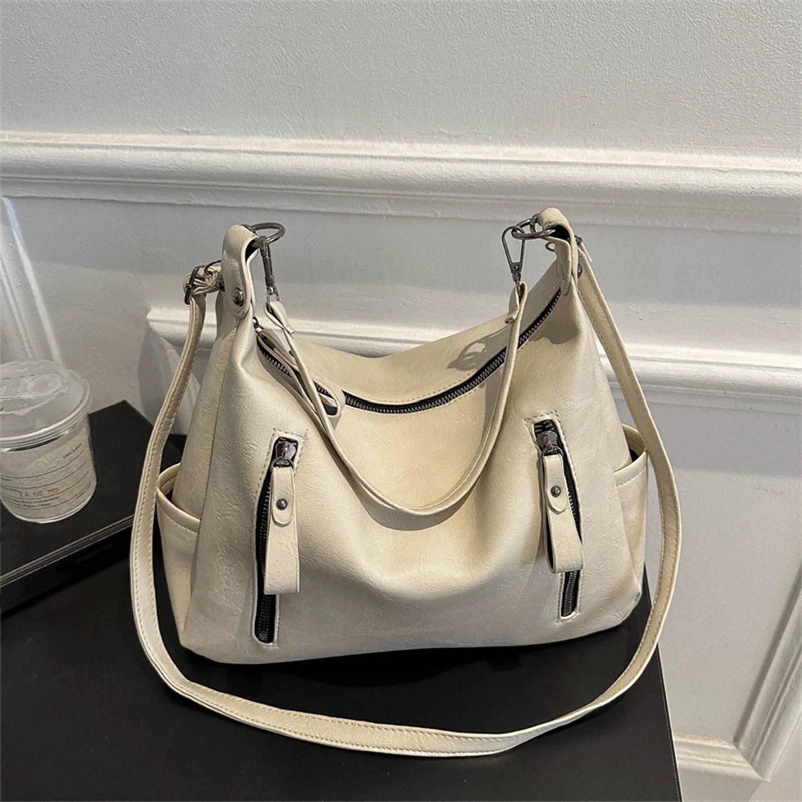 ZARELLE | Bolso bandolera de cuero elegante