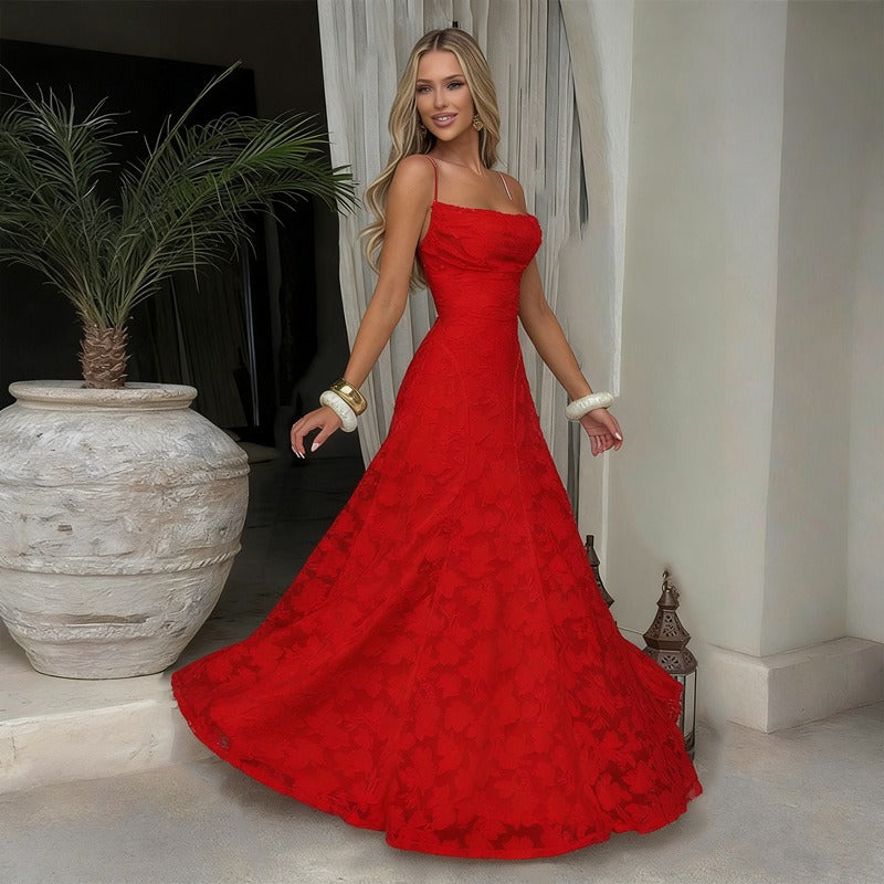 VIPER | Elegante vestido largo de encaje