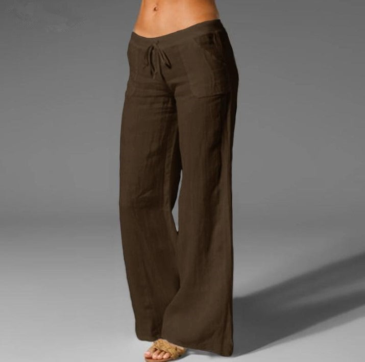AZIRA | Pantalones de corte holgado y pierna ancha