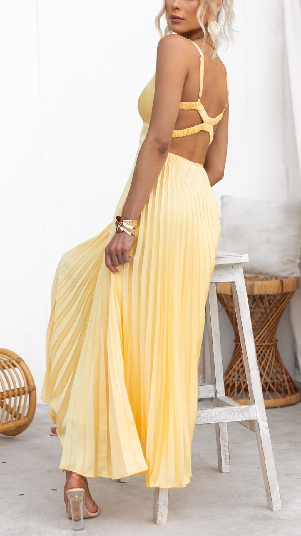 Lumina Vestido Plisado
