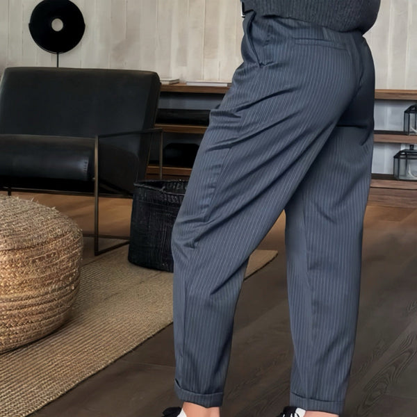MATILDA | Pantalones de rayas de cintura alta