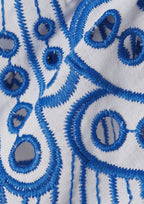 SOL | Vestido Corto Veraniego de Bordado Inglés
